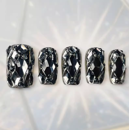 Prism Cyber Maiden Press-On Nails T262