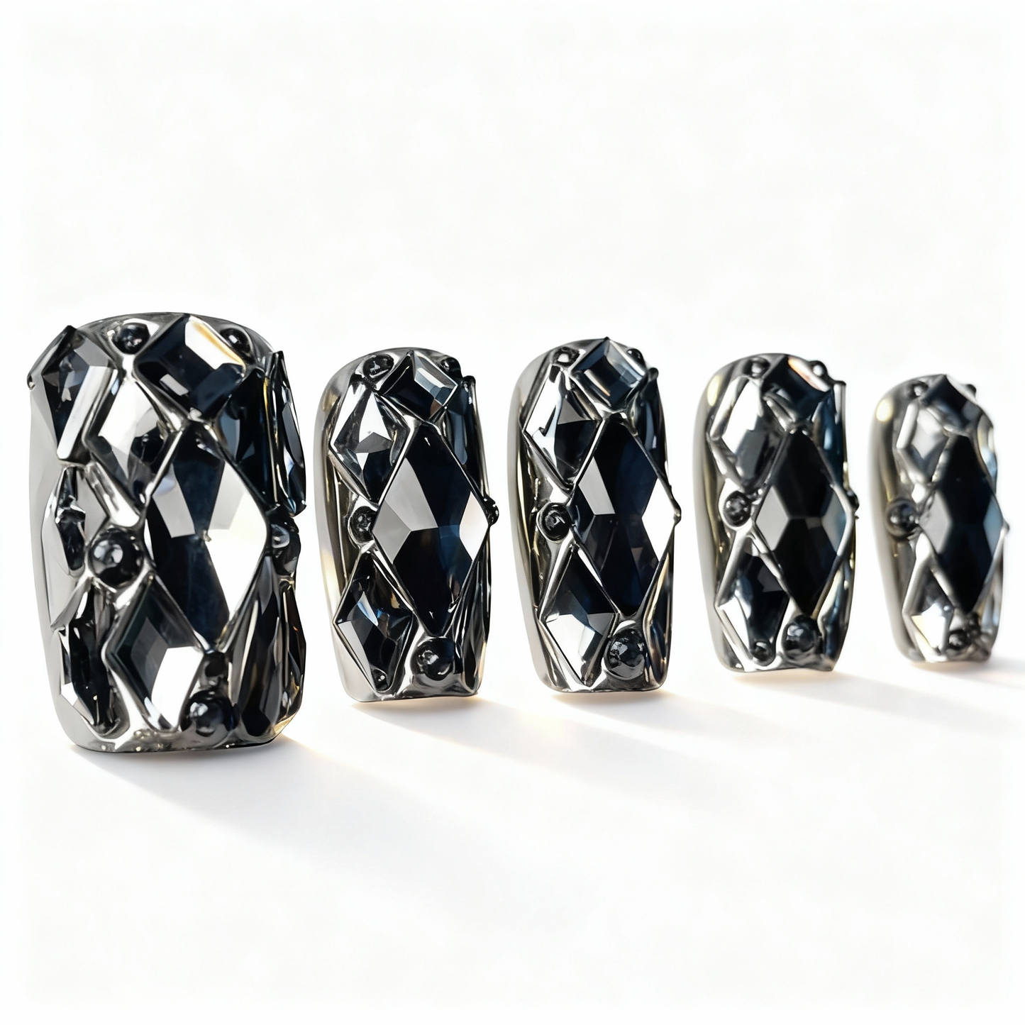 Prism Cyber Maiden Press-On Nails T262