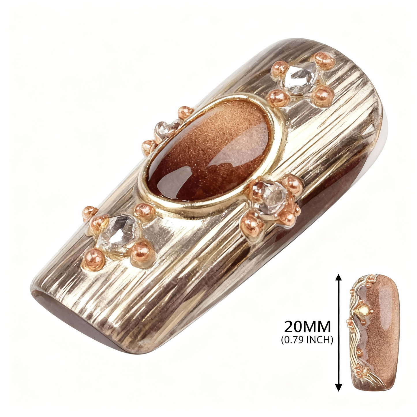 Buccellati Cat's Eye Press-On Nails C02
