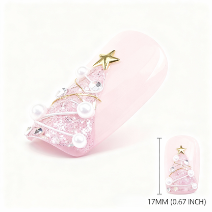 Heart Cat's Eye Press-on Nails T01