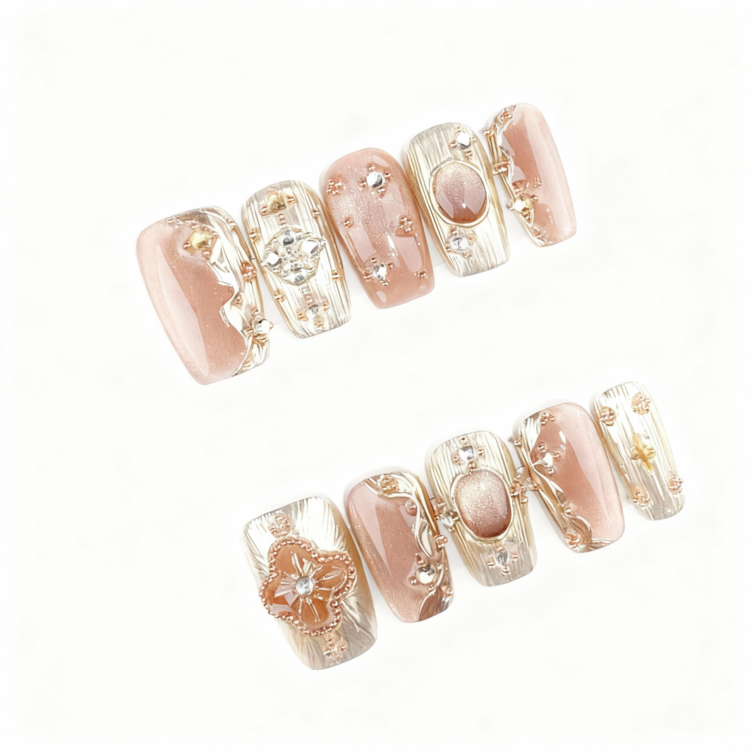 Buccellati Cat's Eye Press-On Nails C02