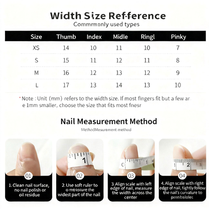 Marble Blur Effect Press-On Nails T259